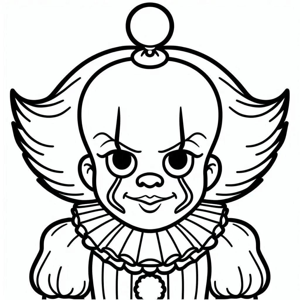 Målarbild Leende Pennywise