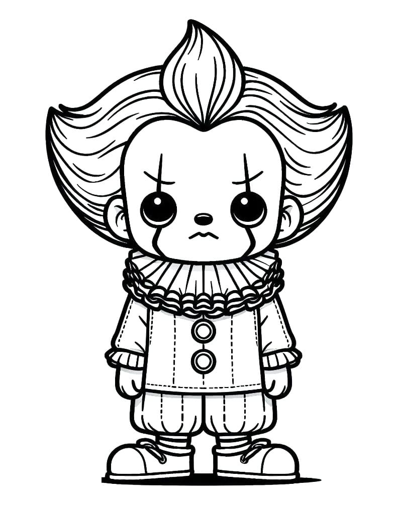 Målarbild Lilla Pennywise