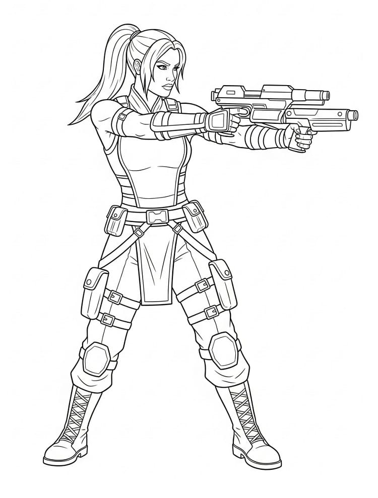 Målarbild Mortal Kombat för Barn