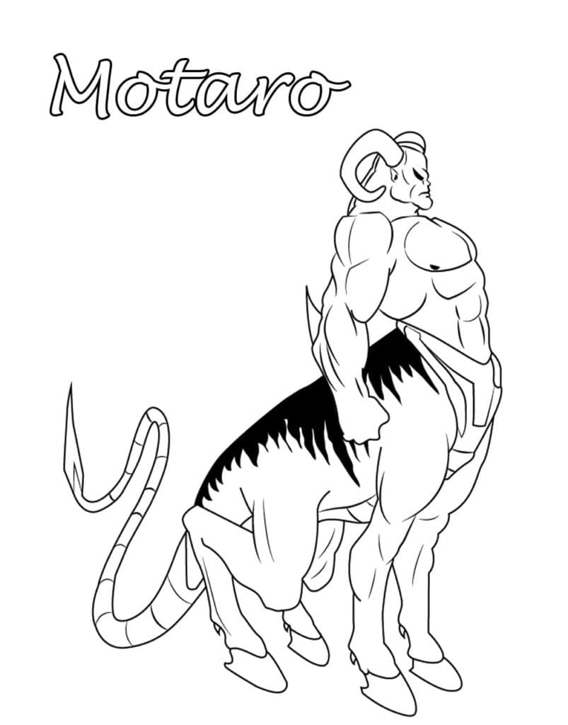 Målarbild Motaro Mortal Kombat