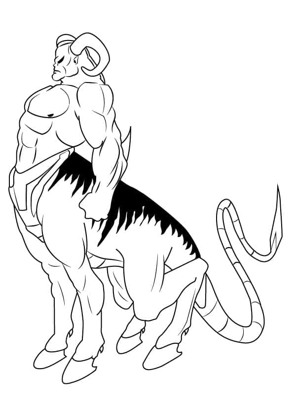 Målarbild Motaro från Mortal Kombat