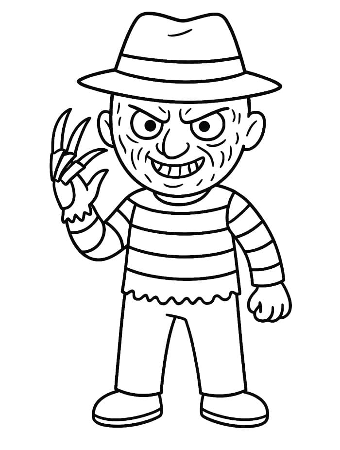 Målarbilder Freddy Krueger