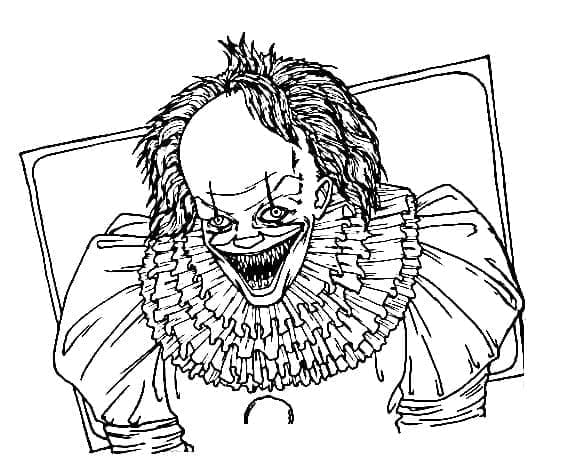 Målarbild Pennywise 4