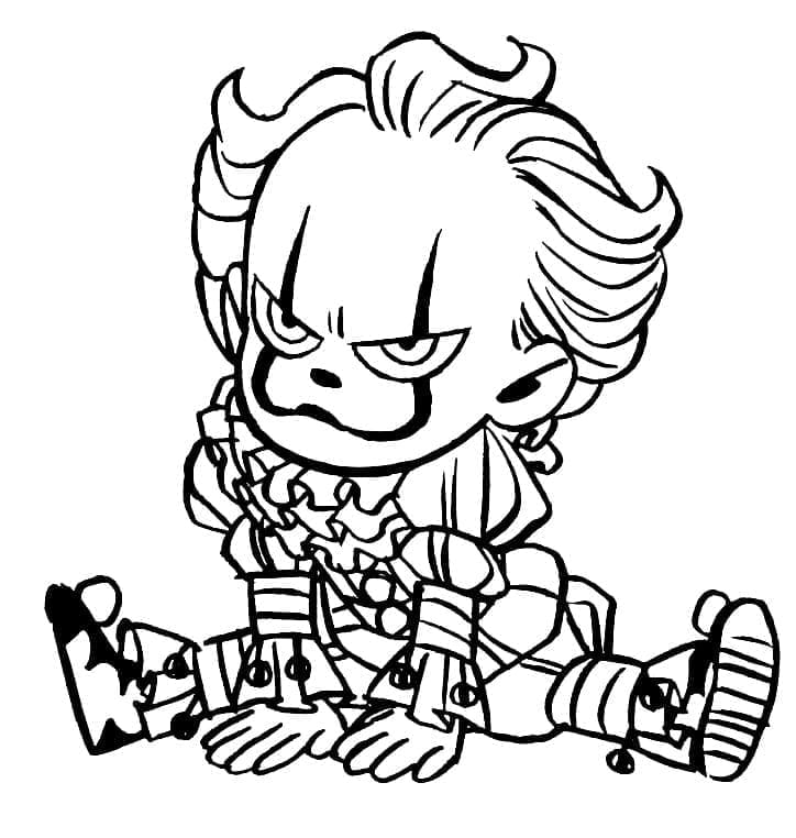 Målarbild Pennywise Gratis