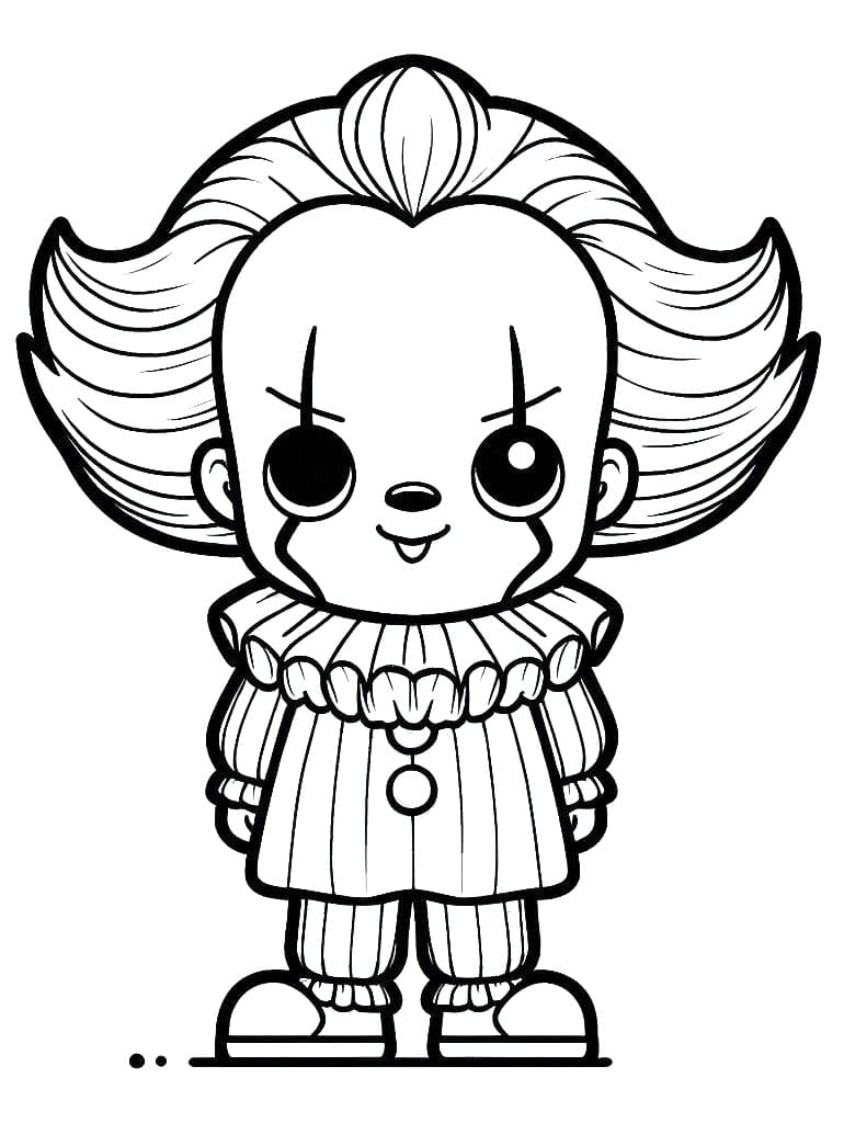 Målarbild Söt Pennywise