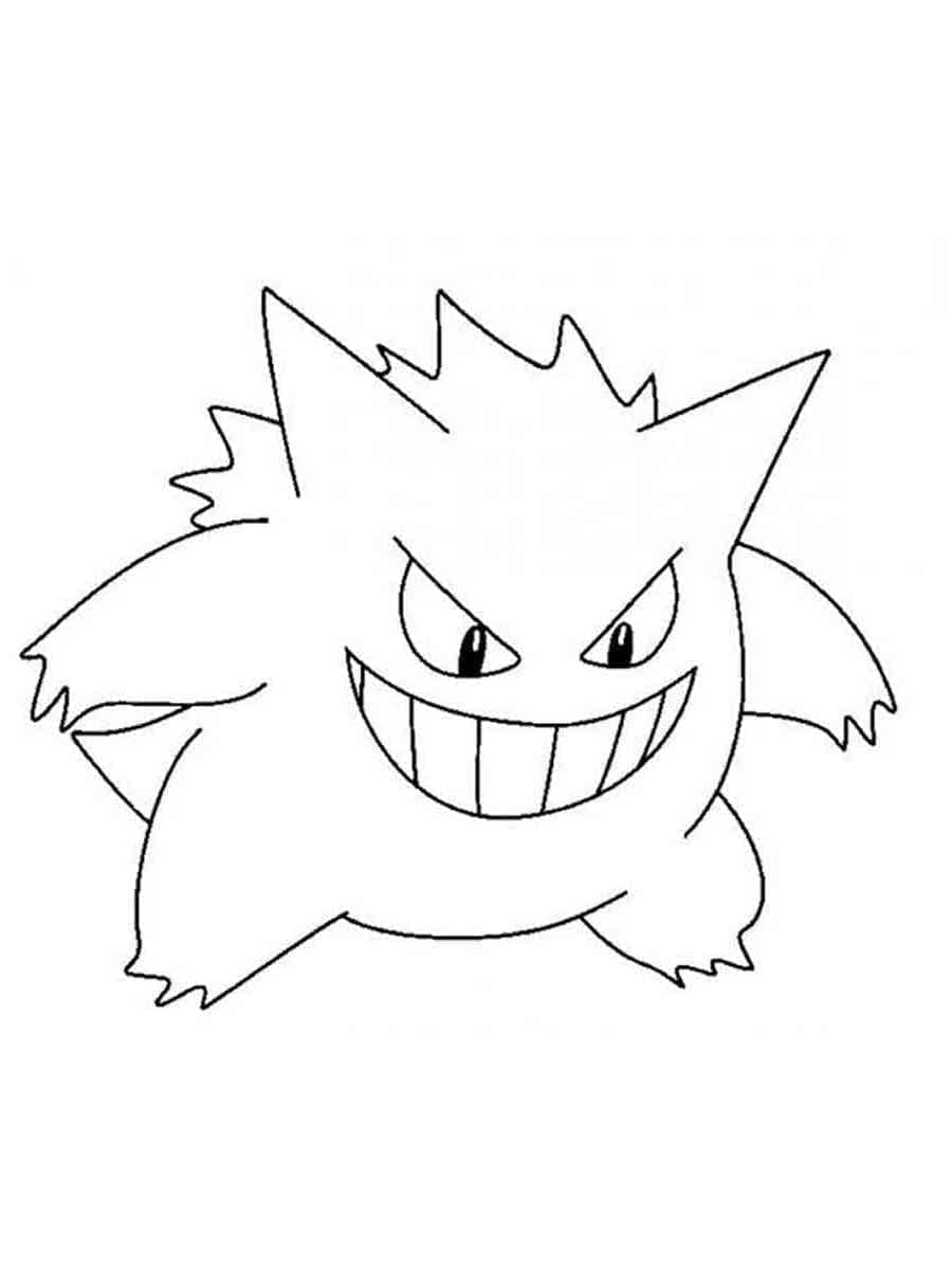 Målarbild Utskrivbar Gengar för Barn