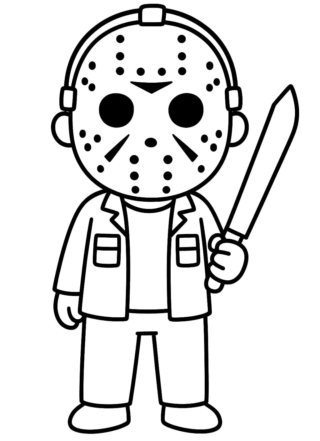 Målarbild Väldigt enkelt Jason Voorhees