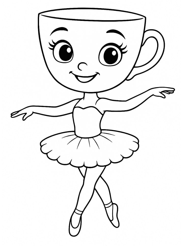 Målarbild Ballerina Cappuccina 4