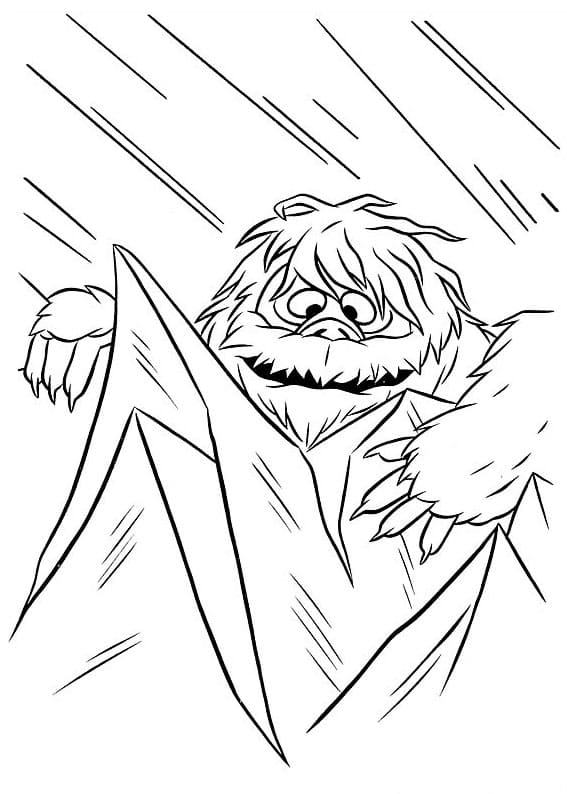 Målarbild Bumble den hemska snömannen