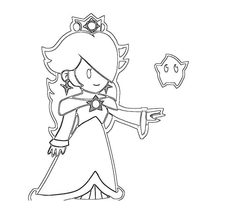 Målarbild Chibi Rosalina