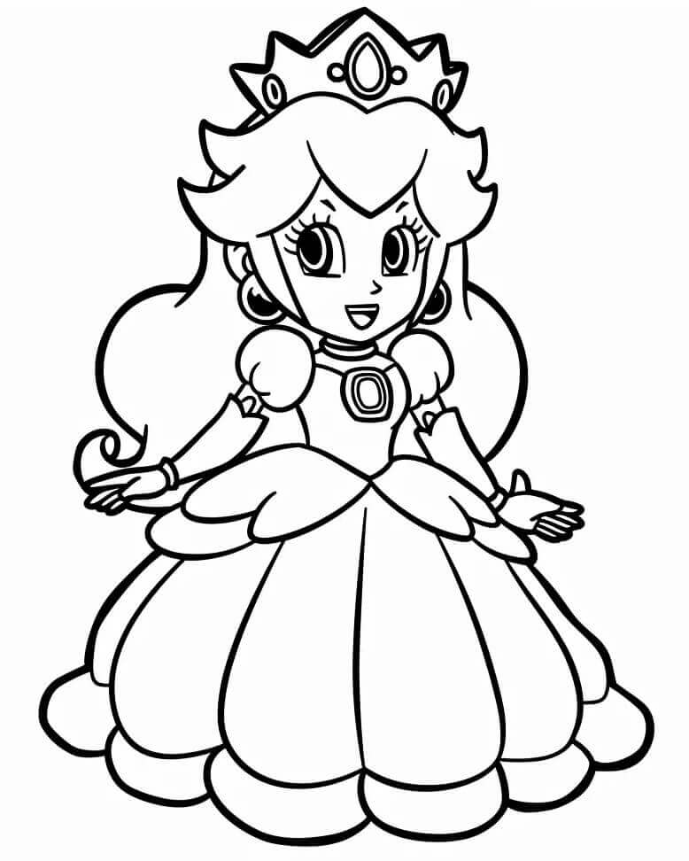 Målarbild Fantastisk Prinsessa Daisy