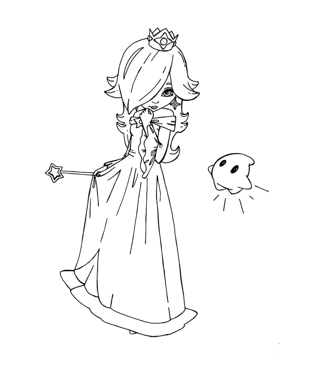 Målarbild Gratis Rosalina