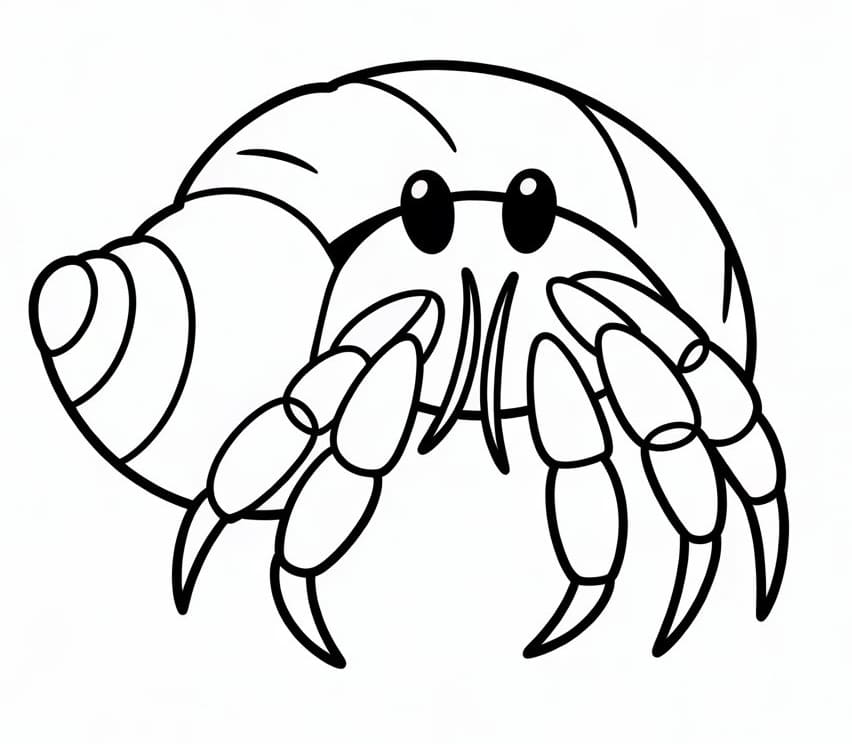 Målarbild Lätt eremitkräfta