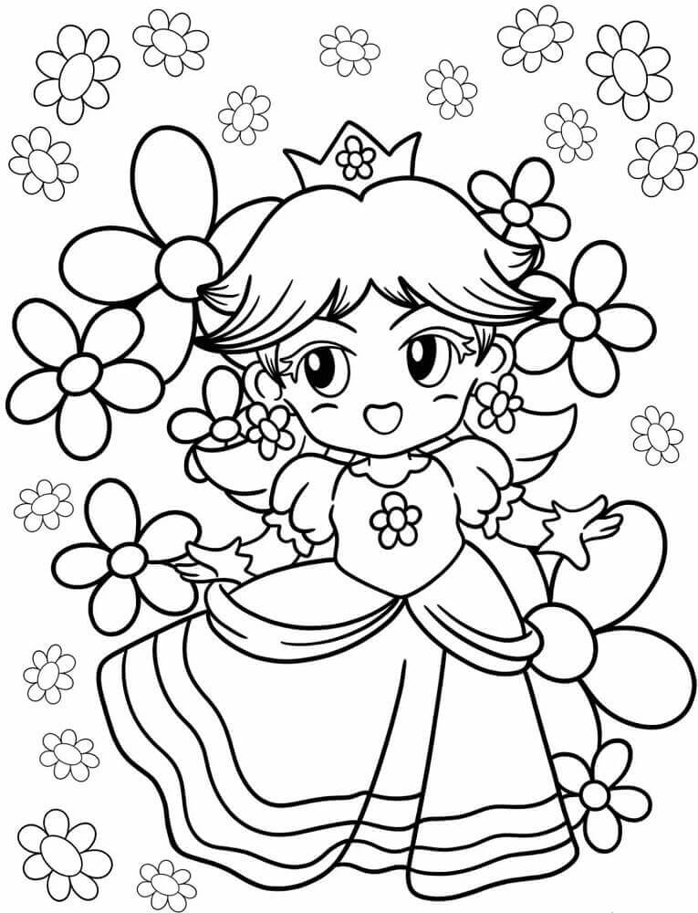 Målarbild Lilla Prinsessan Daisy