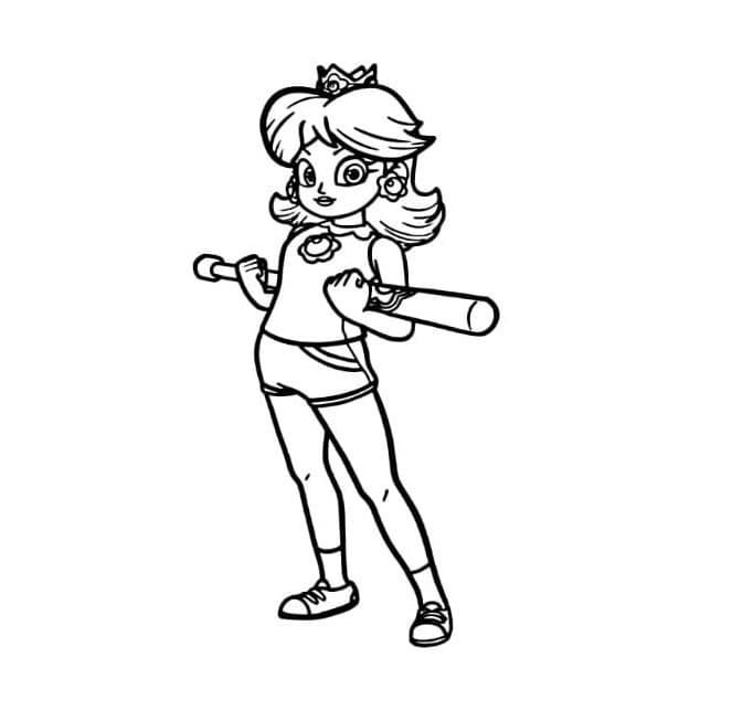 Målarbild Prinsessa Daisy 1