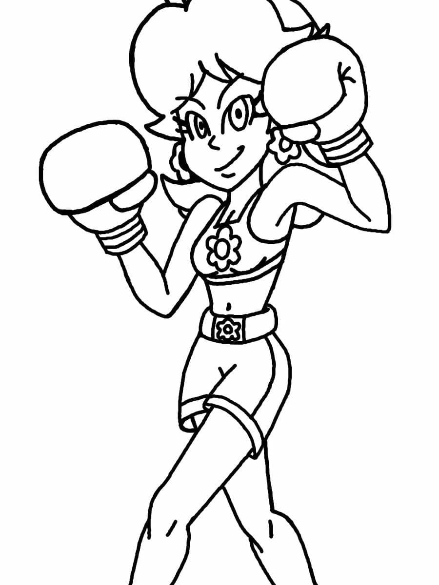 Målarbild Prinsessa Daisy Boxas