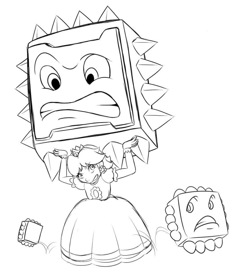 Målarbild Stark Prinsessa Daisy