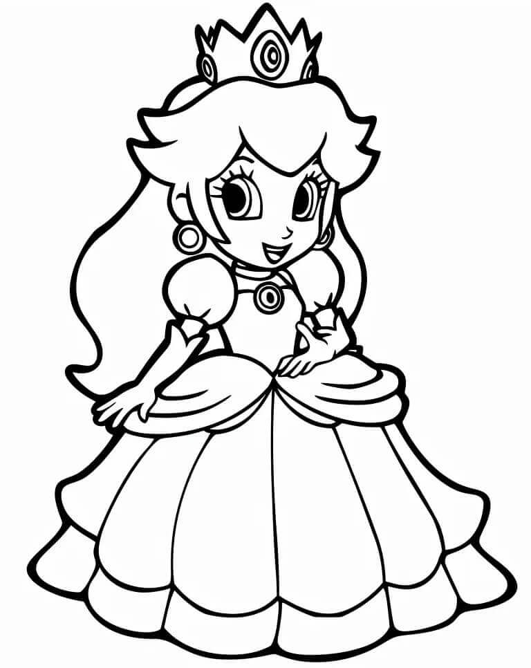 Målarbild Underbar Prinsessa Daisy