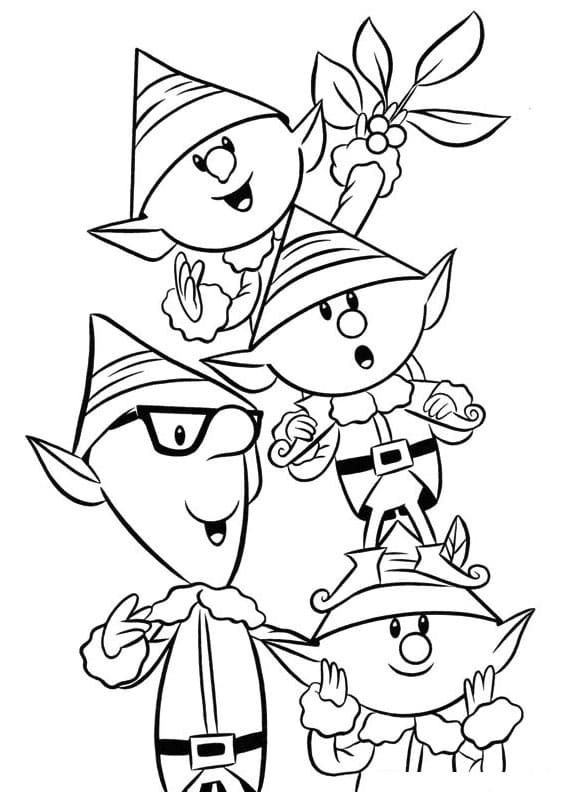 Målarbild Utskrivbar Rudolf gratis