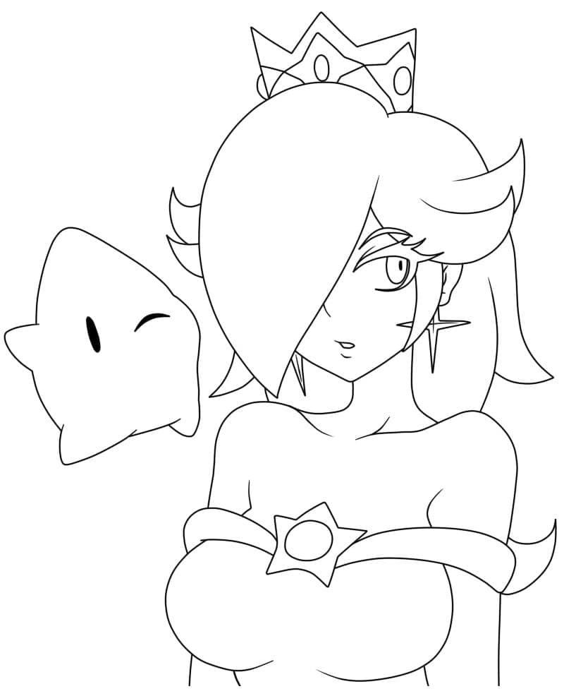 Målarbild Vacker Rosalina