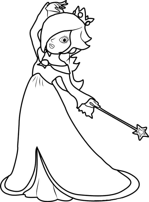 Målarbild Vänlig Rosalina