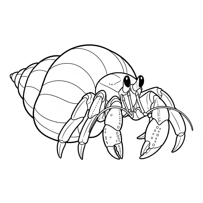 Målarbild Vanlig eremitkräfta