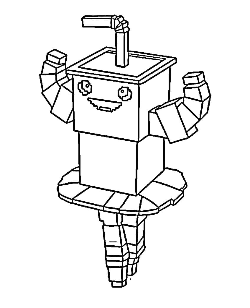 Målarbild Ballerino Lololo från Steal a Brainrot