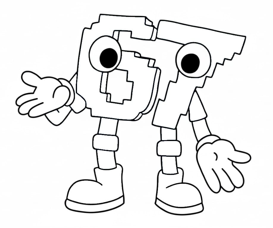 Målarbild Bildsamling med 67 Brainrot