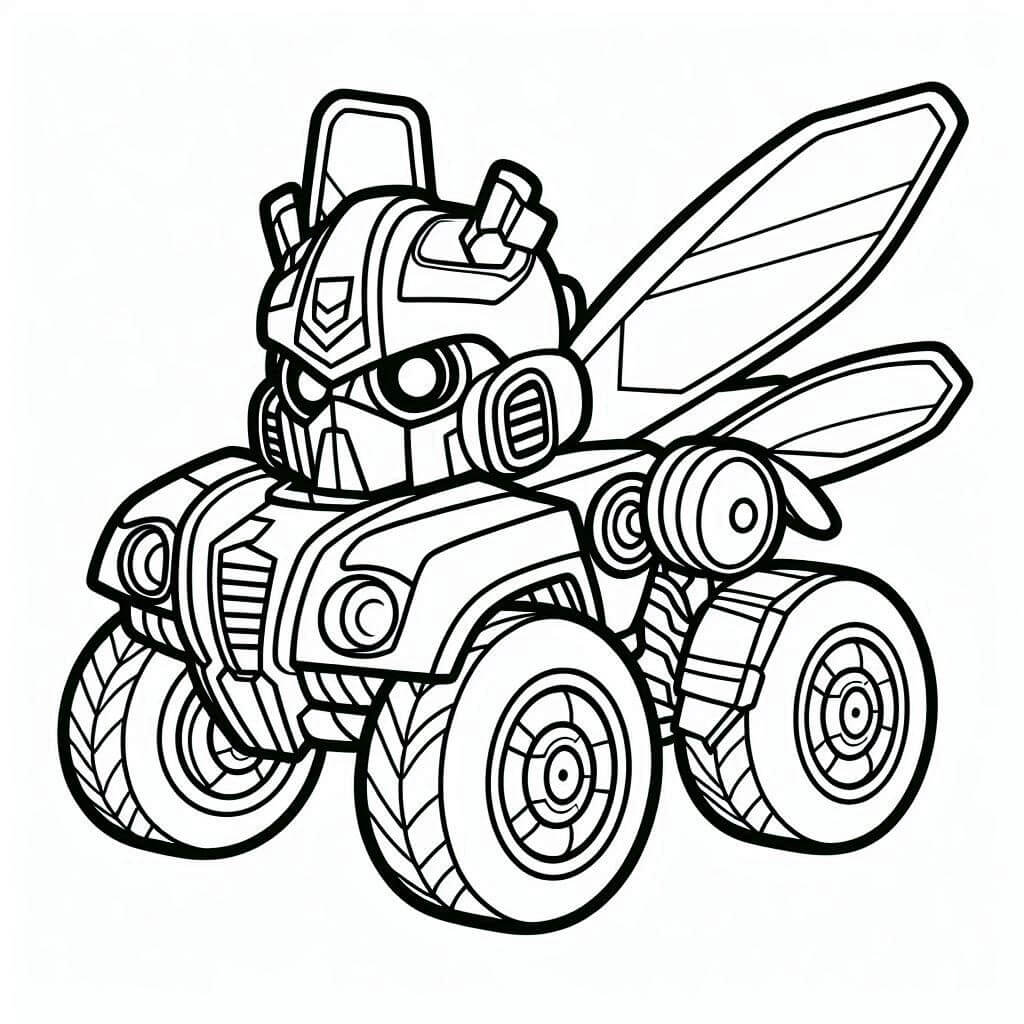 Målarbild Bumblebee 1