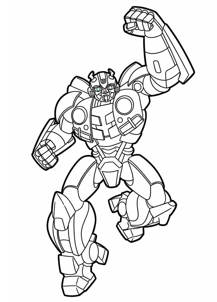 Målarbild Bumblebee 4
