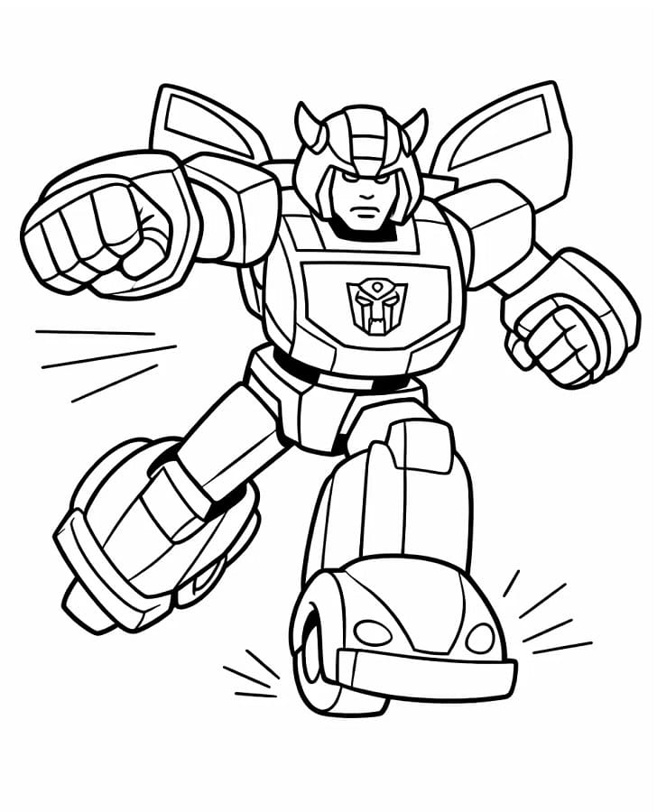 Målarbild Bumblebee Autobot