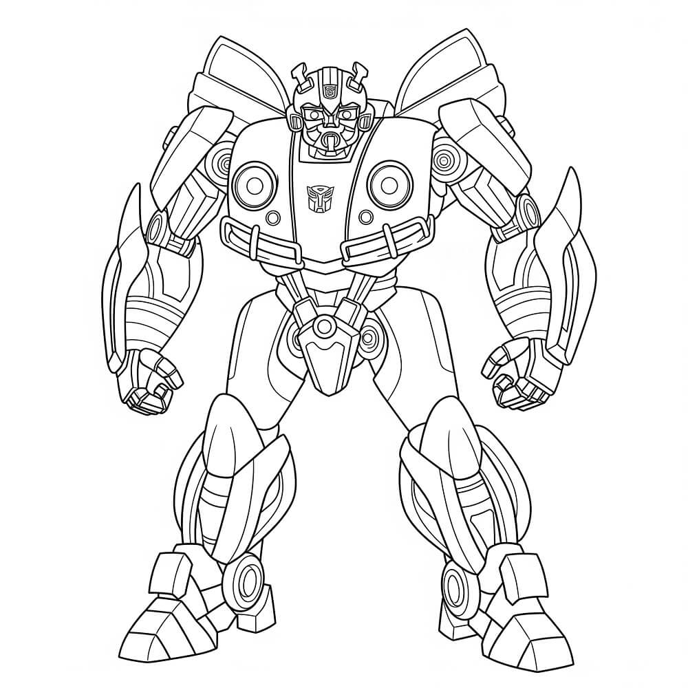 Målarbild Bumblebee För 1-åriga Barn