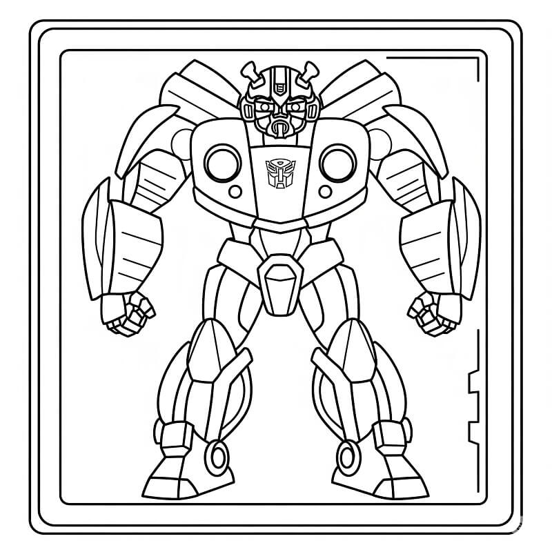 Målarbild Bumblebee För 6-åriga Barn