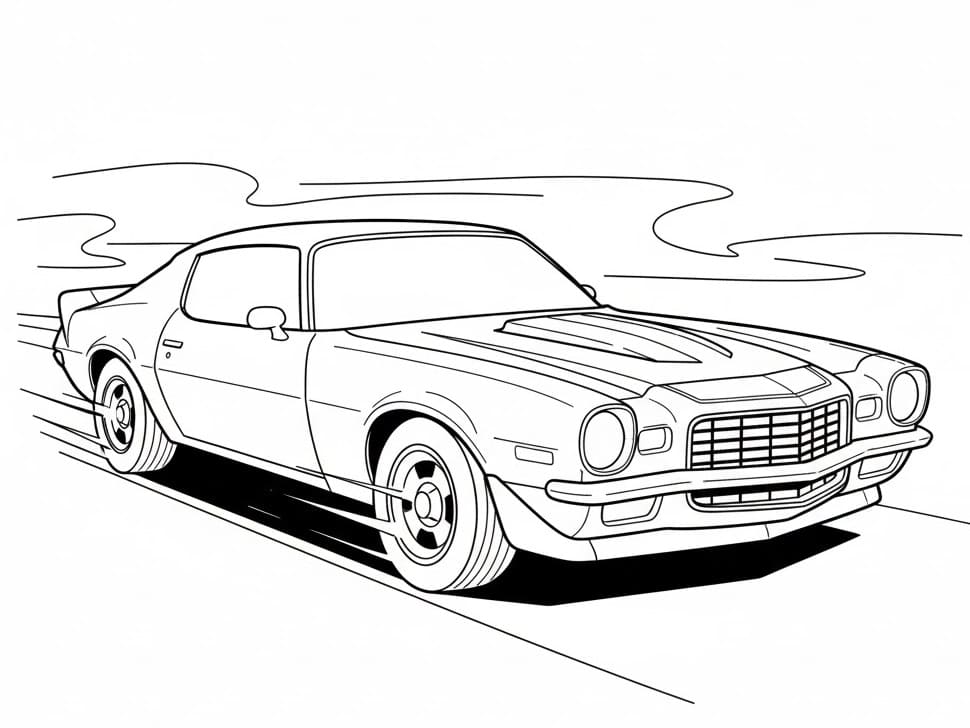 Målarbild Bumblebee Gratis