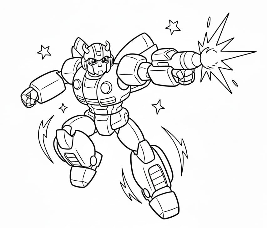 Målarbild Bumblebee för Barn