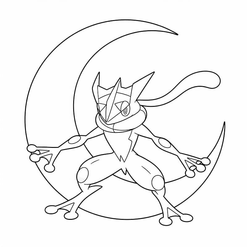 Målarbild Coola Greninja