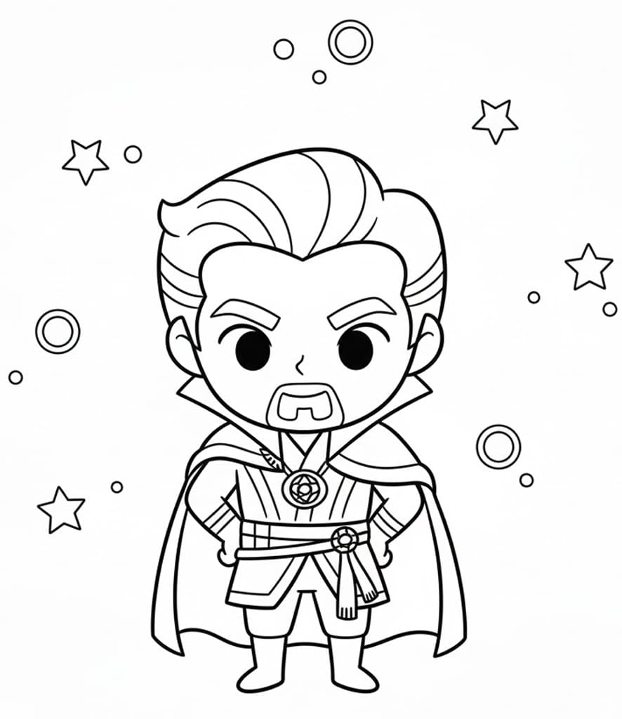 Målarbild Doctor Strange Gratis
