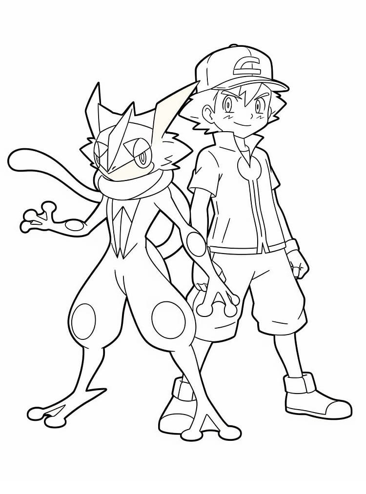 Målarbild Fantastiska Greninja