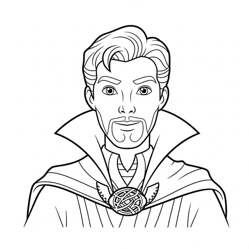 Målarbild Glad Doctor Strange