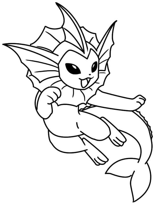 Målarbilder Vaporeon