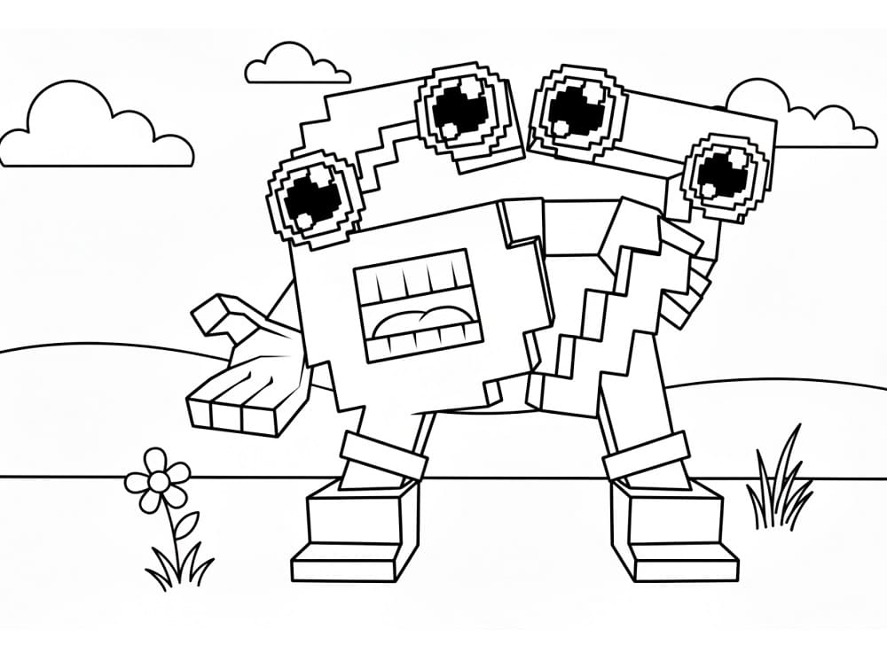 Målarbild Gratis 67 Brainrot