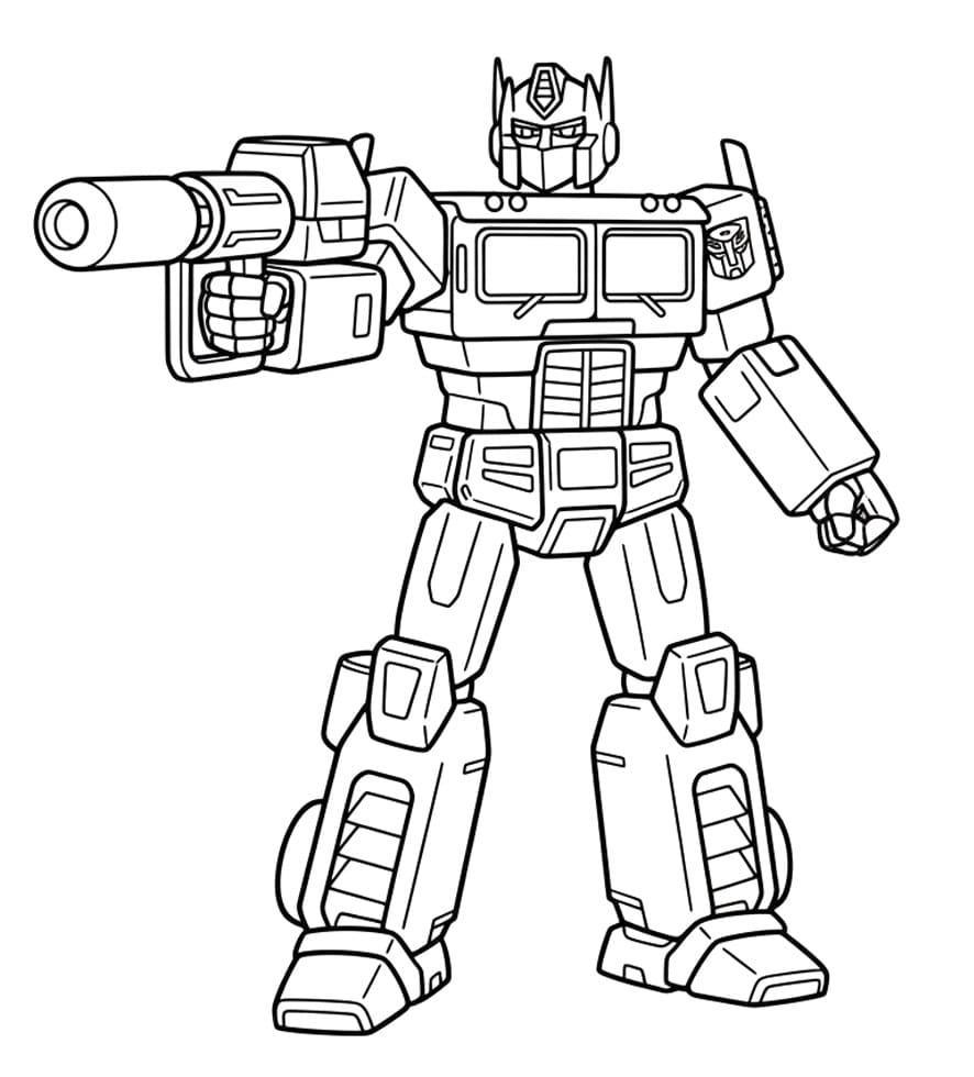 Målarbilder Optimus Prime