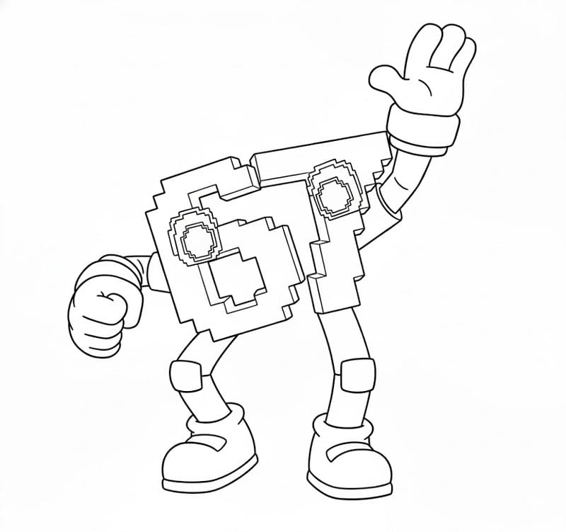 Målarbild Gratis utskrivbar 67 Brainrot