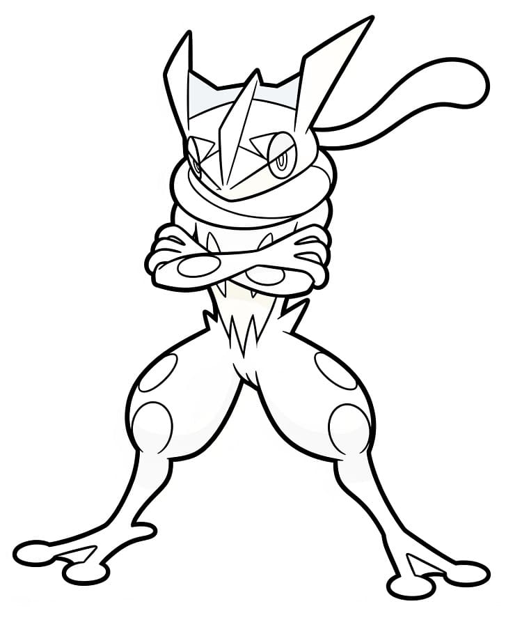 Målarbild Greninja-bild