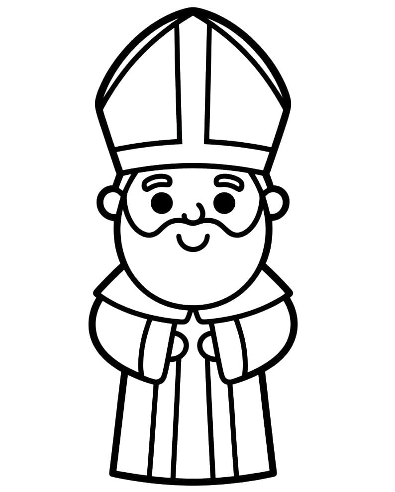 Målarbild Lilla Sankt Nikolaus