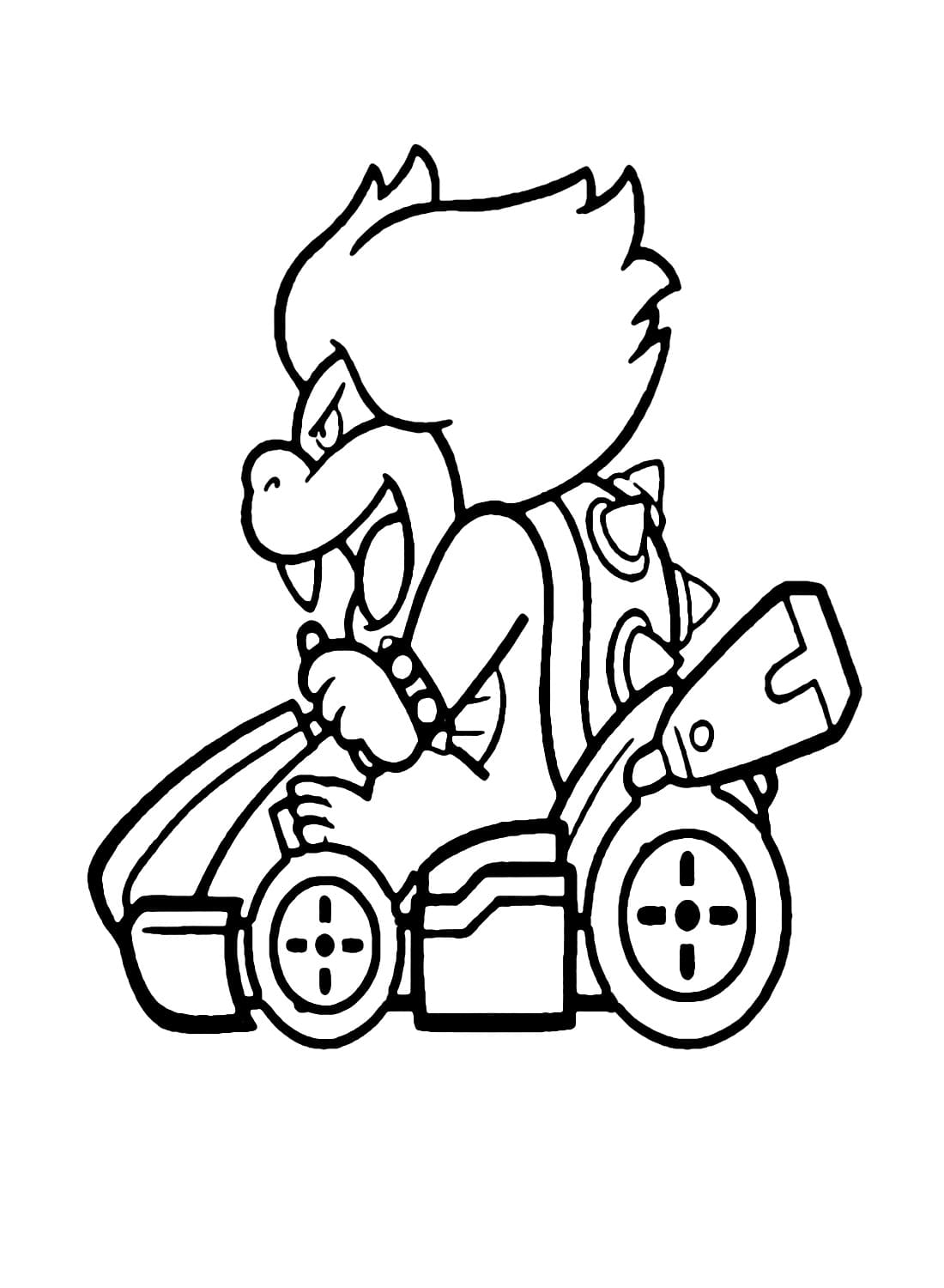 Målarbild Ludwig von Koopa Mario Kart