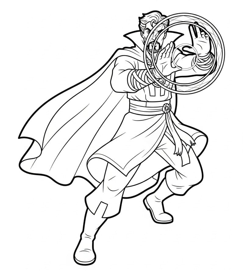 Målarbild Marvel Doctor Strange