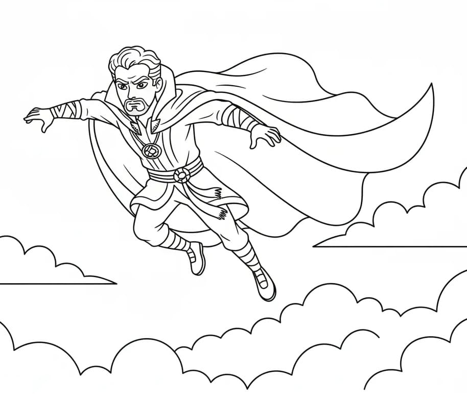 Målarbild Marvel Superhjälte Doctor Strange