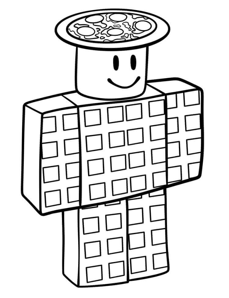 Målarbild Noobini Pizzanini från Steal a Brainrot