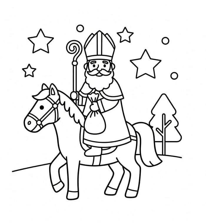 Målarbilder Sankt Nikolaus